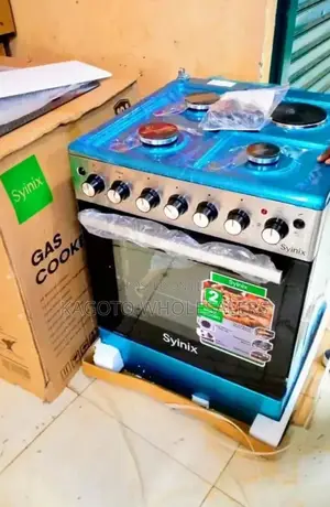 Syinix 60 × 60 3g+ 1e Free Standing Gas Cooker M60/*Silver*