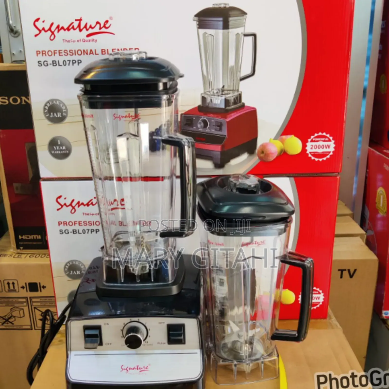 *Signature Commercial Blender Sg-Bl-07pp (2000w)