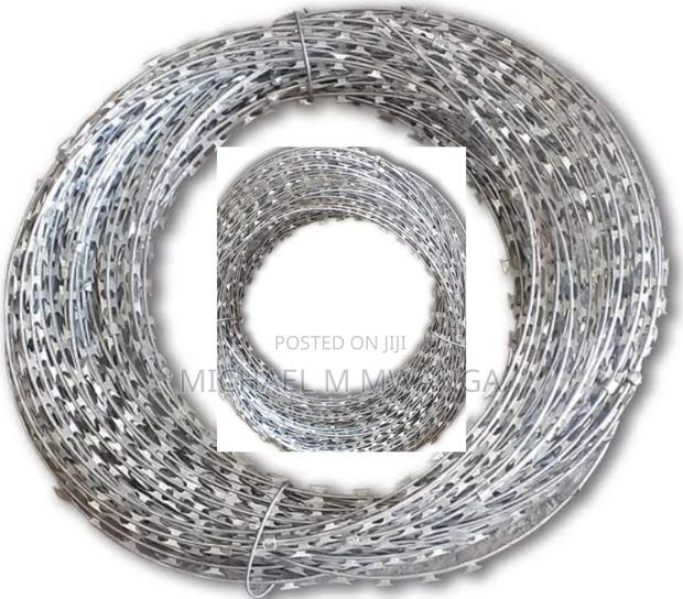 Galvanized Steel Razor Wire 730mm Diameter - main view