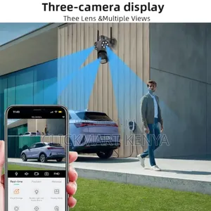 3 Lens Wifi CCTV Camera Outdoor Waterproof Camera 3 Lenses
