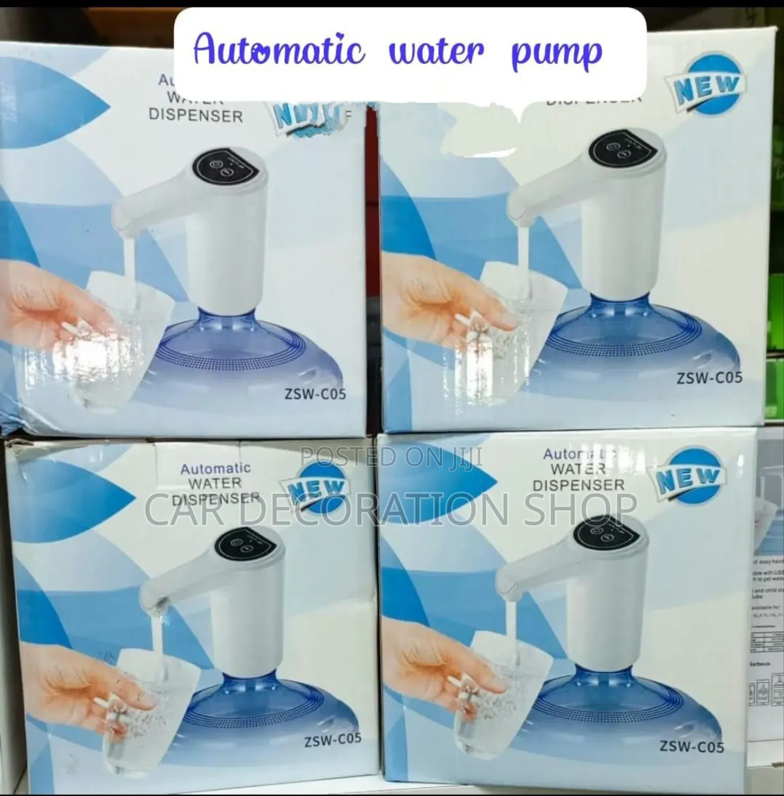 Automatic Recheargable Water Pump Dispenser