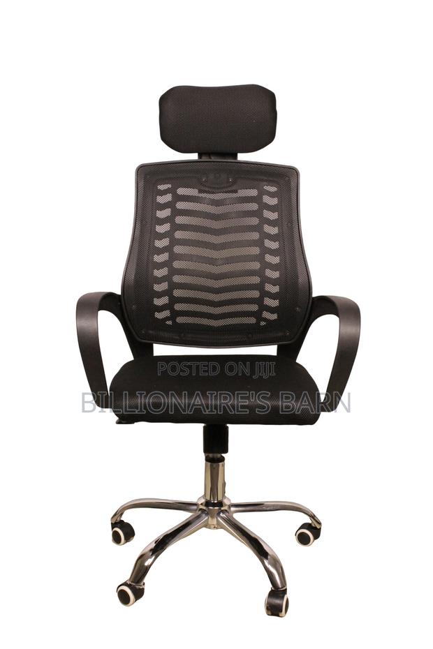 Office Chair; Height Adjustable With Smooth Swivel