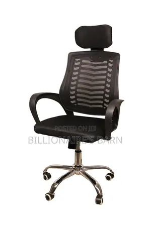 Office Chair; Height Adjustable With Smooth Swivel