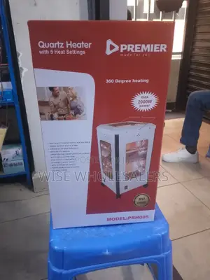 5 Heat High Quality Premier Room Heater With 4 Wheels 2000w