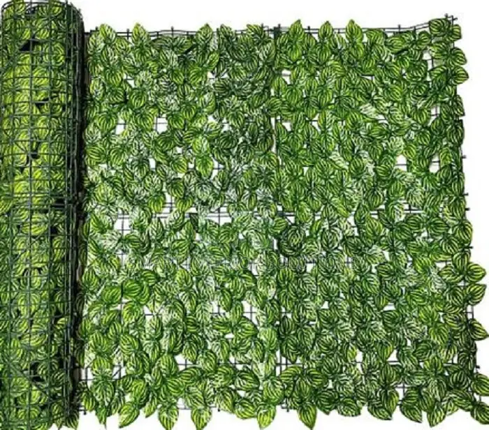 Artificial Leaf Privacy Fence