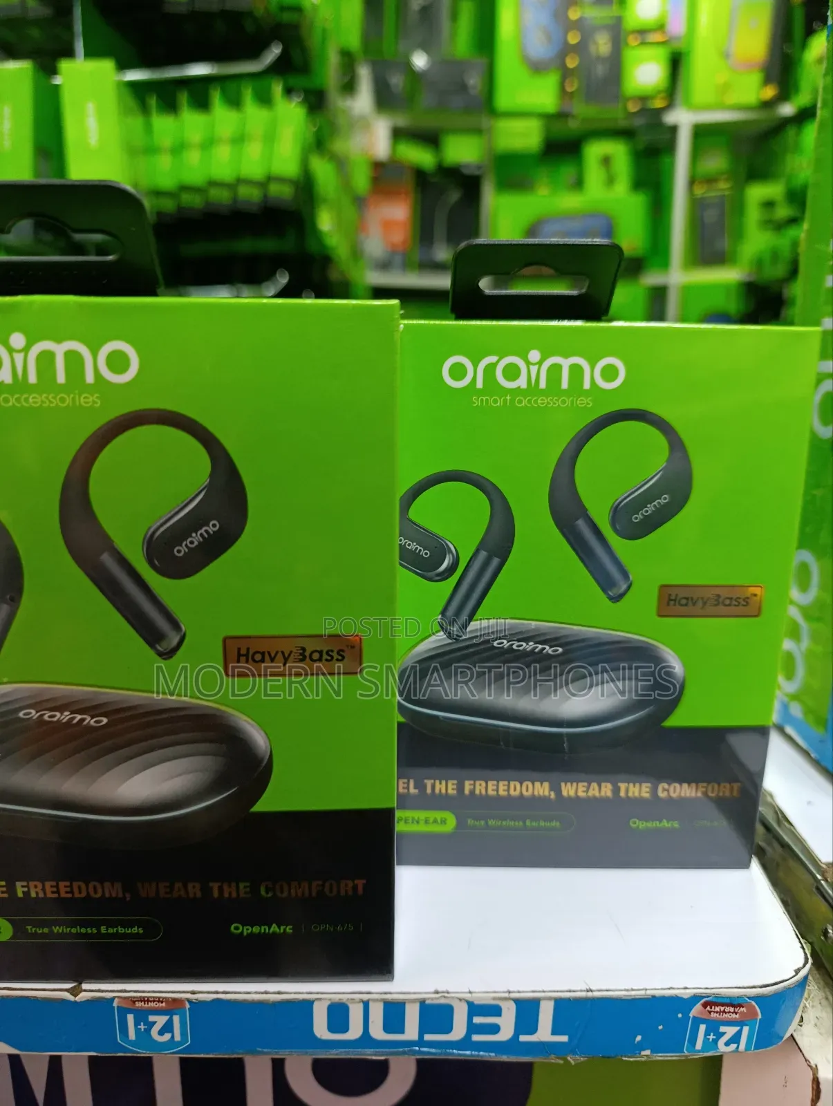 Oraimo Openarc Open-Ear Wireless Bluetooth Earphones