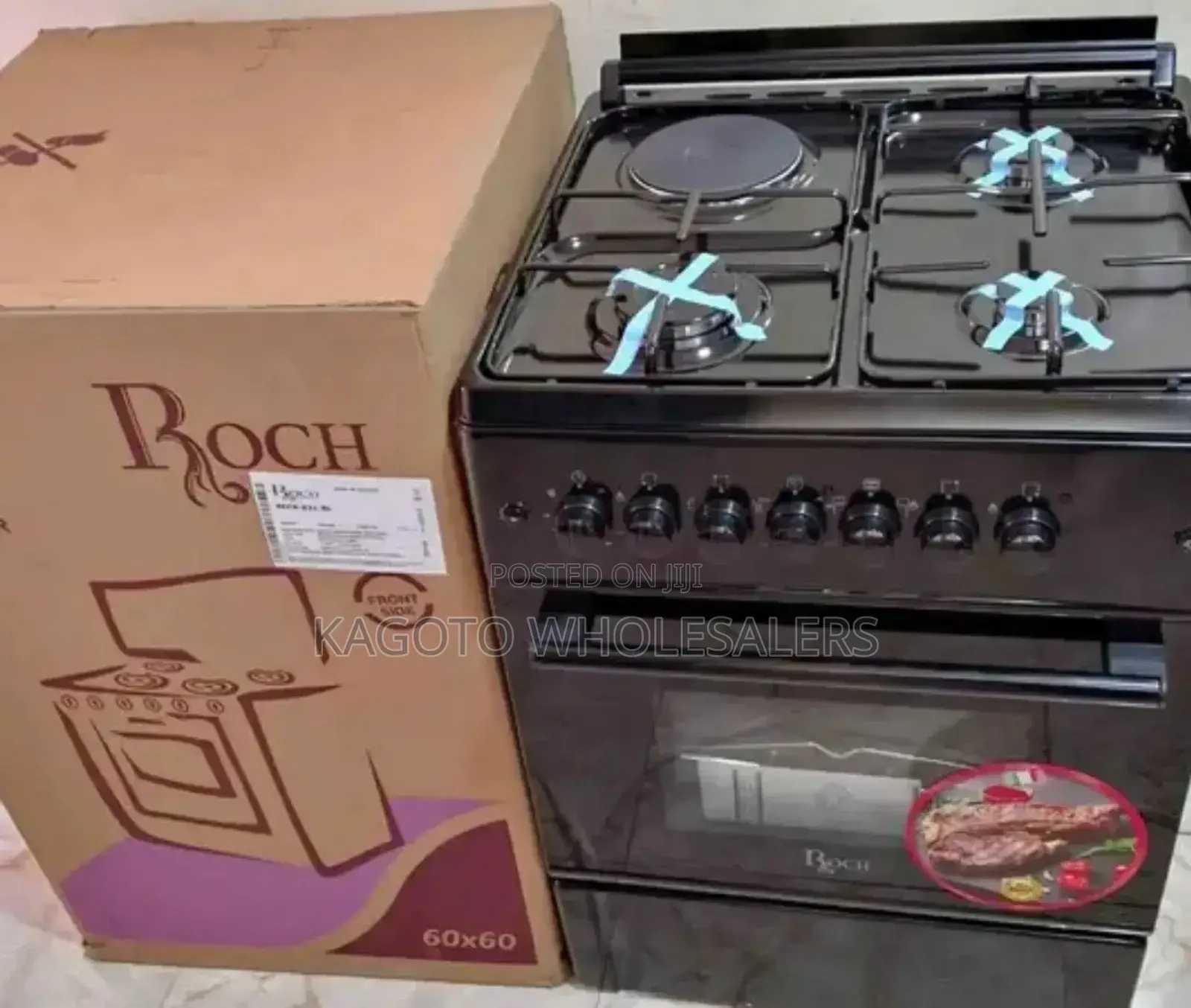 Roch 60*60 3+1 Free* Standing Gas*Cooker R60*-C