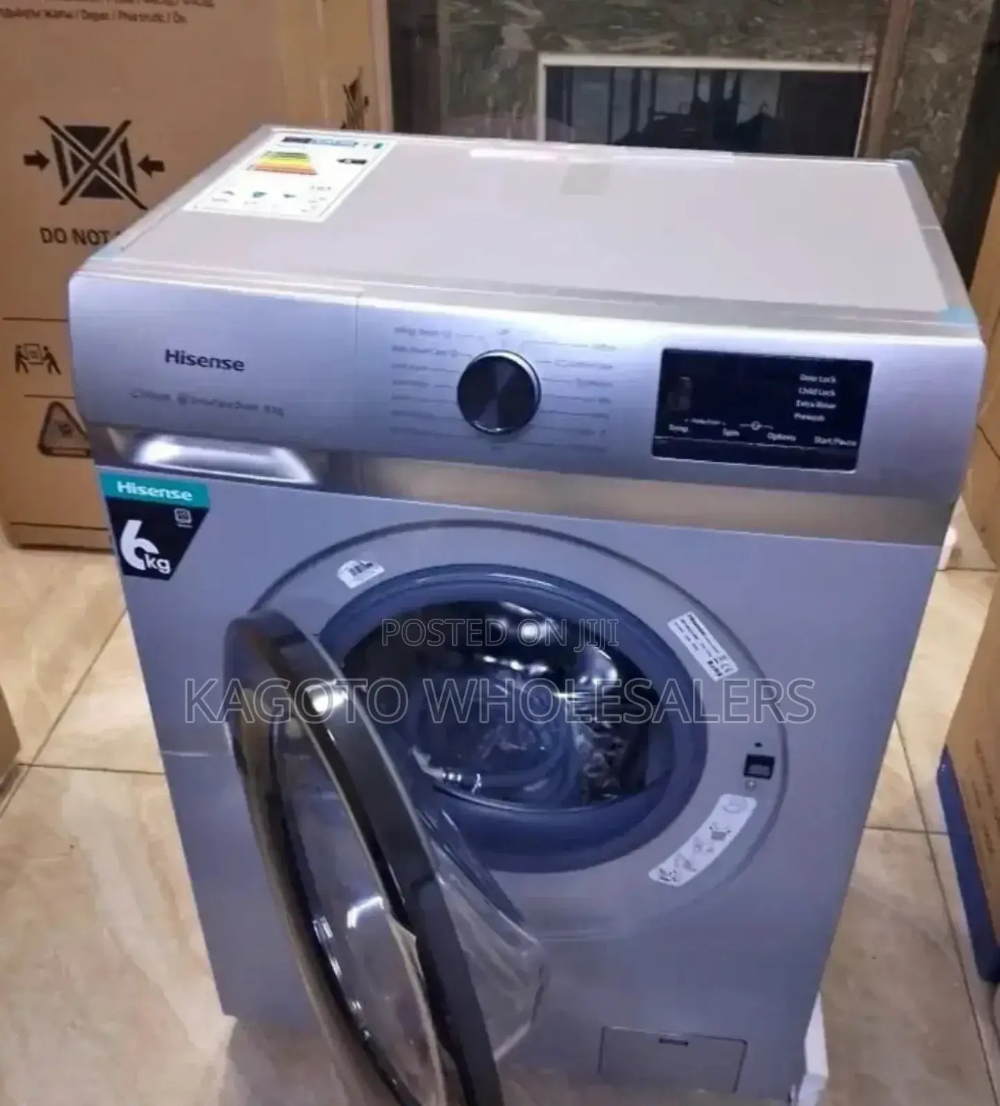 6kgs Hisense Front Load Wash Spin Washing Machine 6kh*Ws