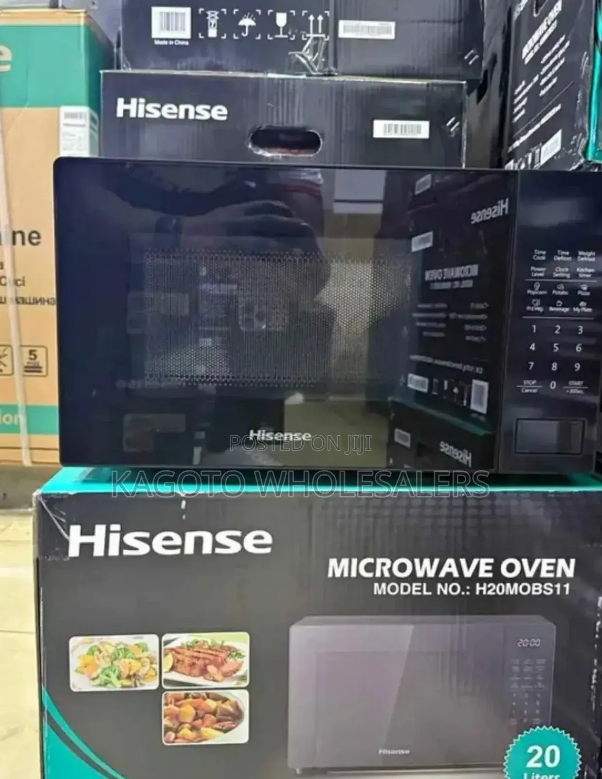 Hisense Black 20l Digital Microwave Oven*Hs-0m*D