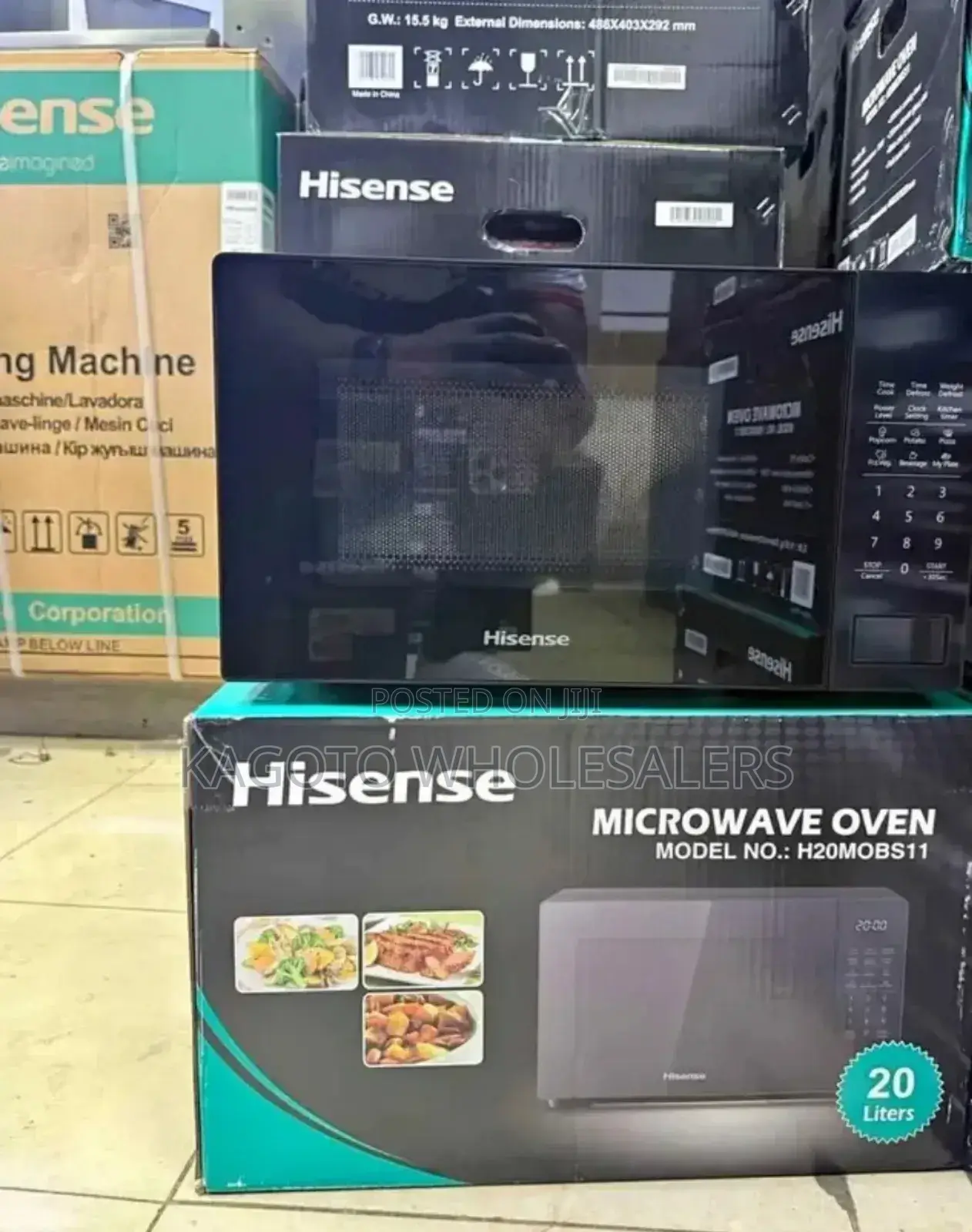 Hisense Black 20 Litres Microwave Oven*Hs-0m*D