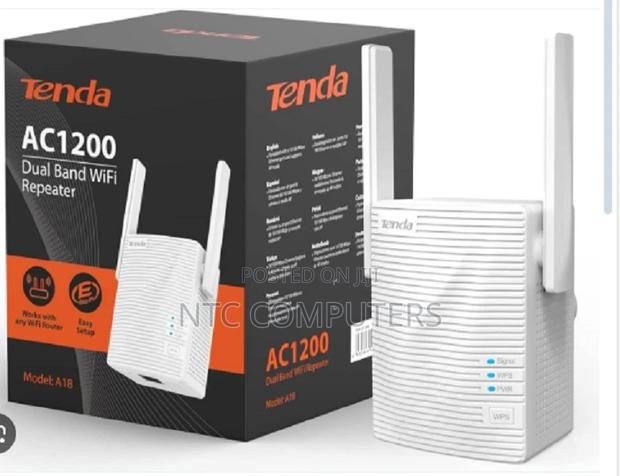 Tenda A18 Ac1200 Dual Band Wi-Fi Range Extender - main view