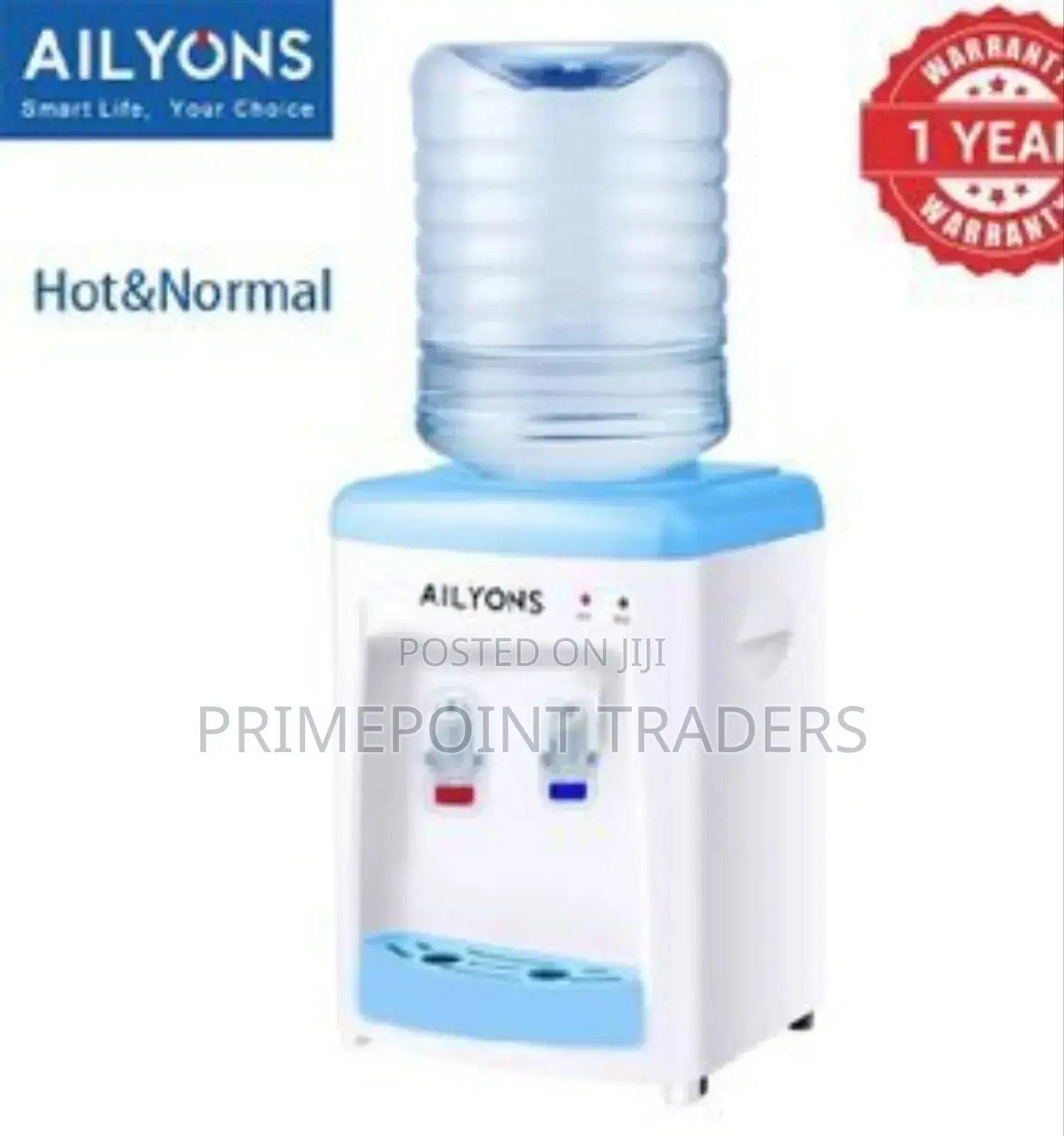 *Ailyons Afk-103 Table Top Hot Normal Water Dispenser