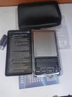 Pocket Weighing Scale, 0.01g Upto 500g,Battery Powered Scale