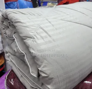 Hotel Quality 4pcs Set Cotton Striped Binded Duvet