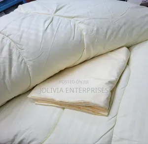 Hotel Quality 4 PCS Set Cotton Striped Binded Duvet