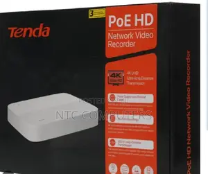 Tenda N6p-8h 8-Channel Poe Hd Network Video Recorder