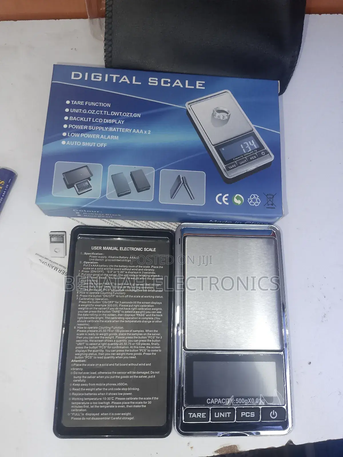 Weighing Scale 0.01g to 500g Slim Weighing Light Scale