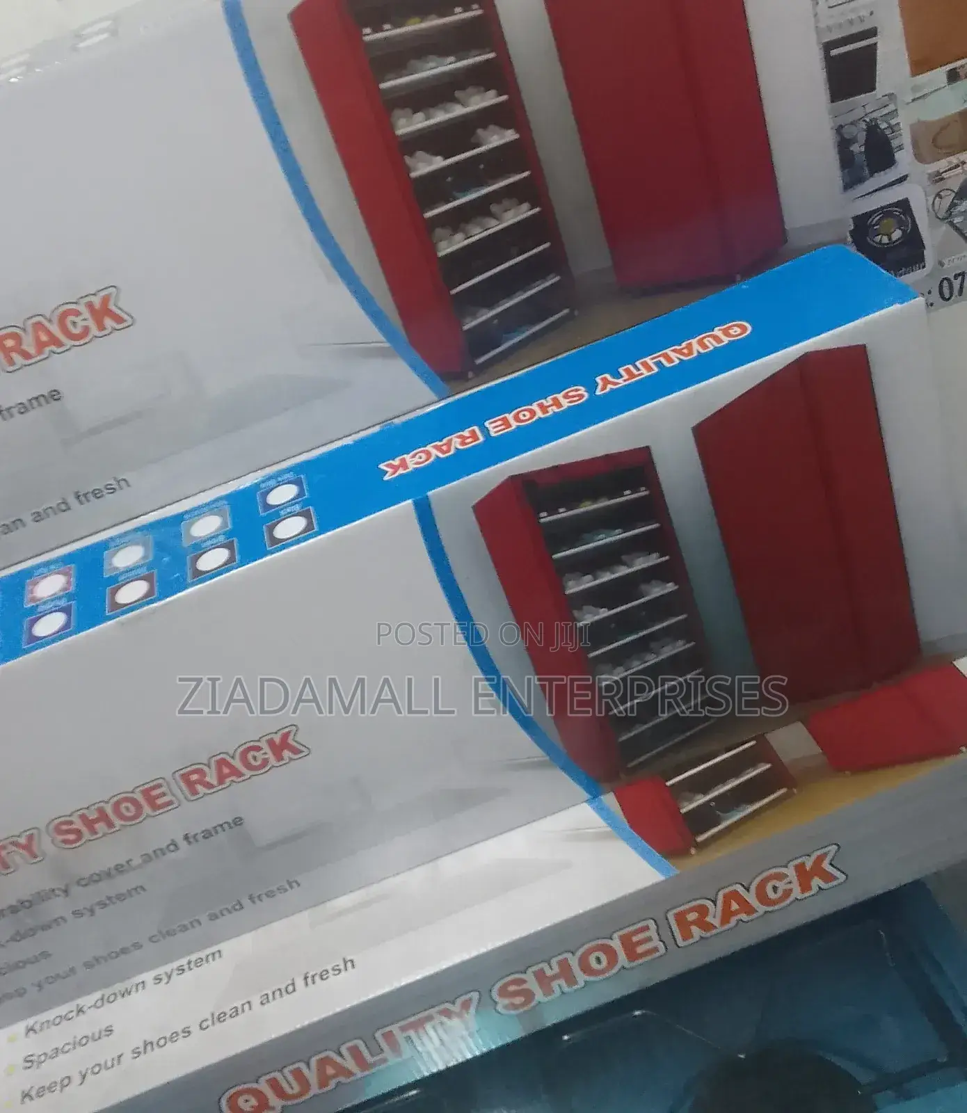Single-Tier Shoe Rack With Protective Fabric Cover