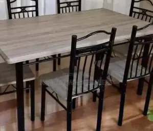 Wooden Design 6 Sits Dining Table /Brown/Executive *Dt*