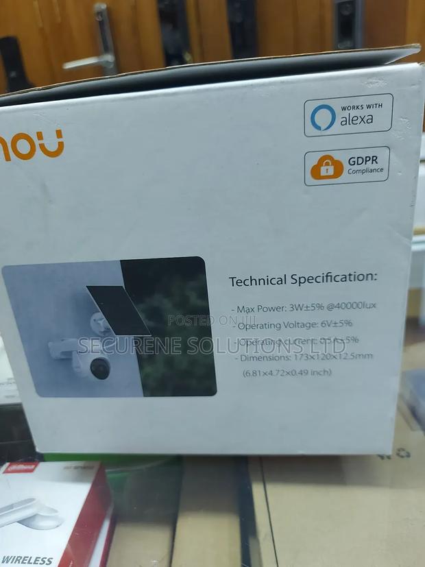 Imou Cell Pt 4g / Wifi Security Camera With a Solar Panel. - thumbnail 2