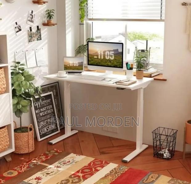 Elevation Strong Adjustable Height Brand Table (1.2m) - main view