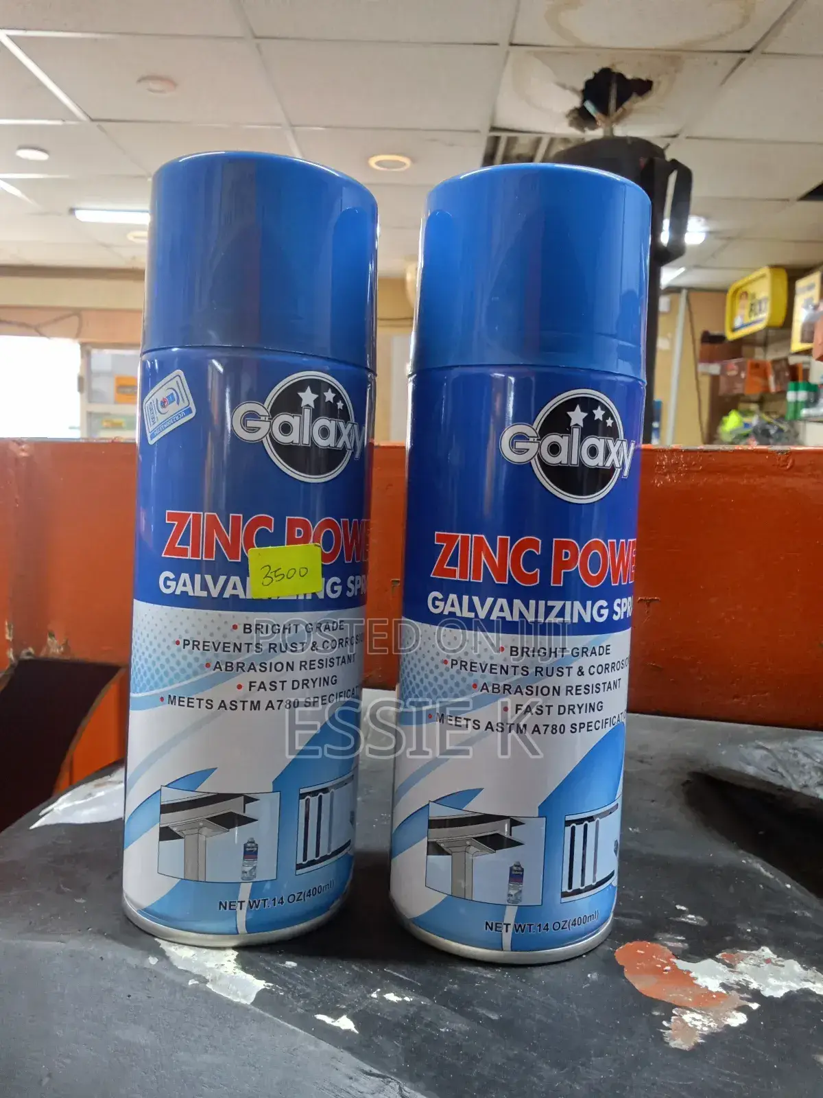 Anti-Rust Galvanizing Zinc Spray