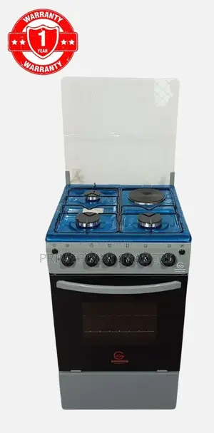 Standing 3 Gas Burner +1 Electric Cooker With Electric Oven