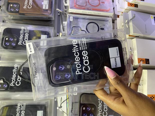 Newha iPhone 16 Pro Leather Magsafe Case With Stand - thumbnail 2