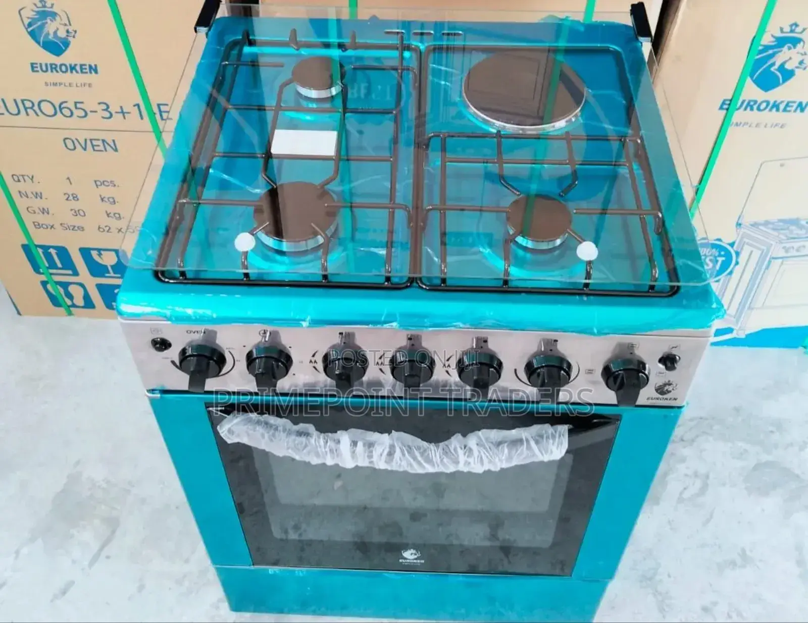 60*65 Euroken 3+1 Standing Cooker