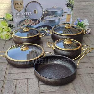 9pcs Phisma Granite High Quality Cookware Set - thumbnail 2