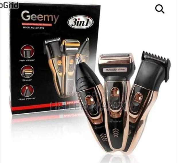 Geemy Cordless Shaver Trimmer Set (Rechargeable)