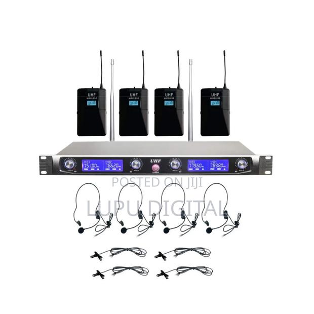4-Channel Uhf Wireless Microphone System.