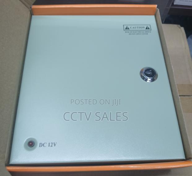 CCTV Power Supply Unit 12v 10a Amps Closed - main view