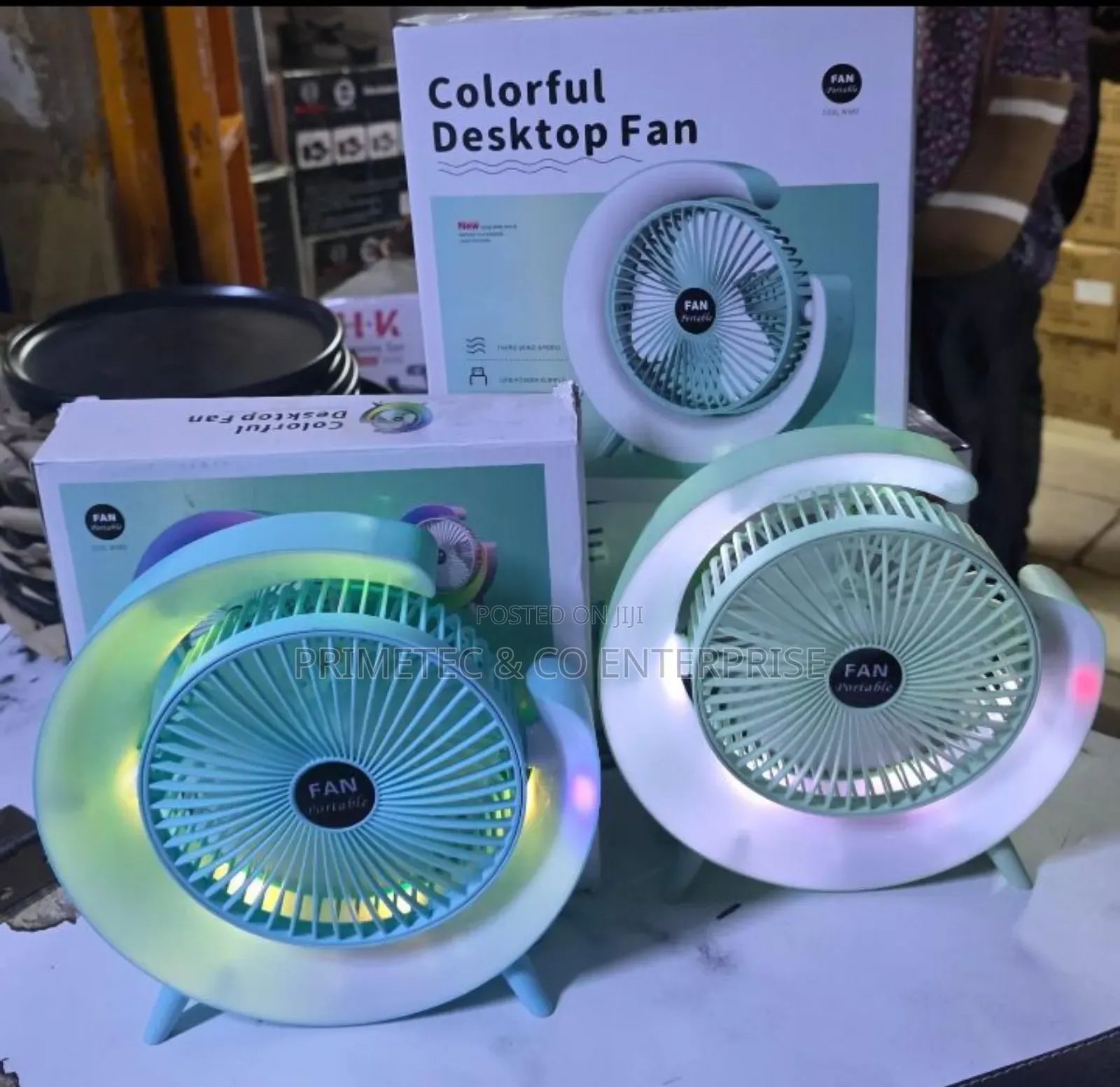 Rechargeable 3 Speed Fan