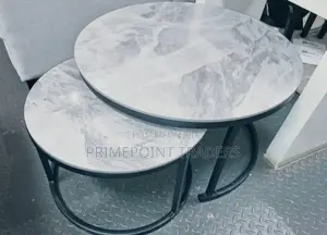 Luxury Pure Marble Top Nesting Coffee Tables* Big: Diameter