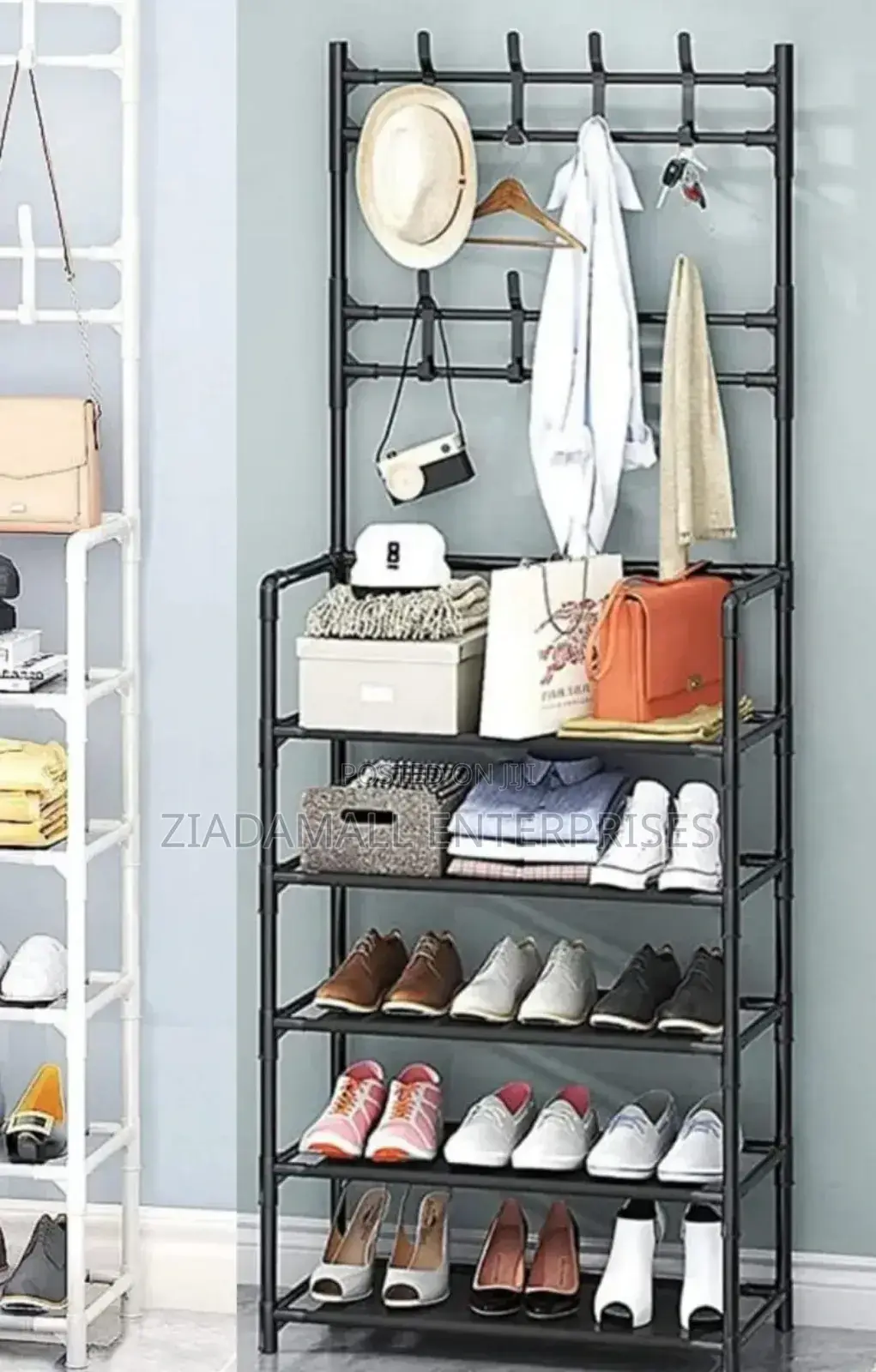 Organize Your Footwear in Style Shoe Rack With Hanger
