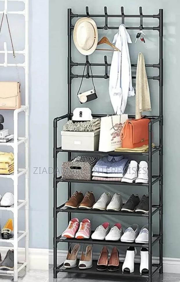 Organize Your Footwear in Style Shoe Rack With Hanger