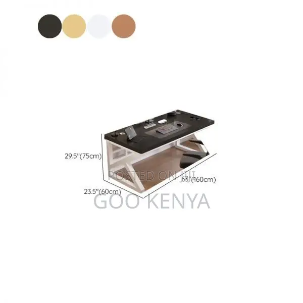 Office Desk ; Modish Rectangular Computer Wood Desk