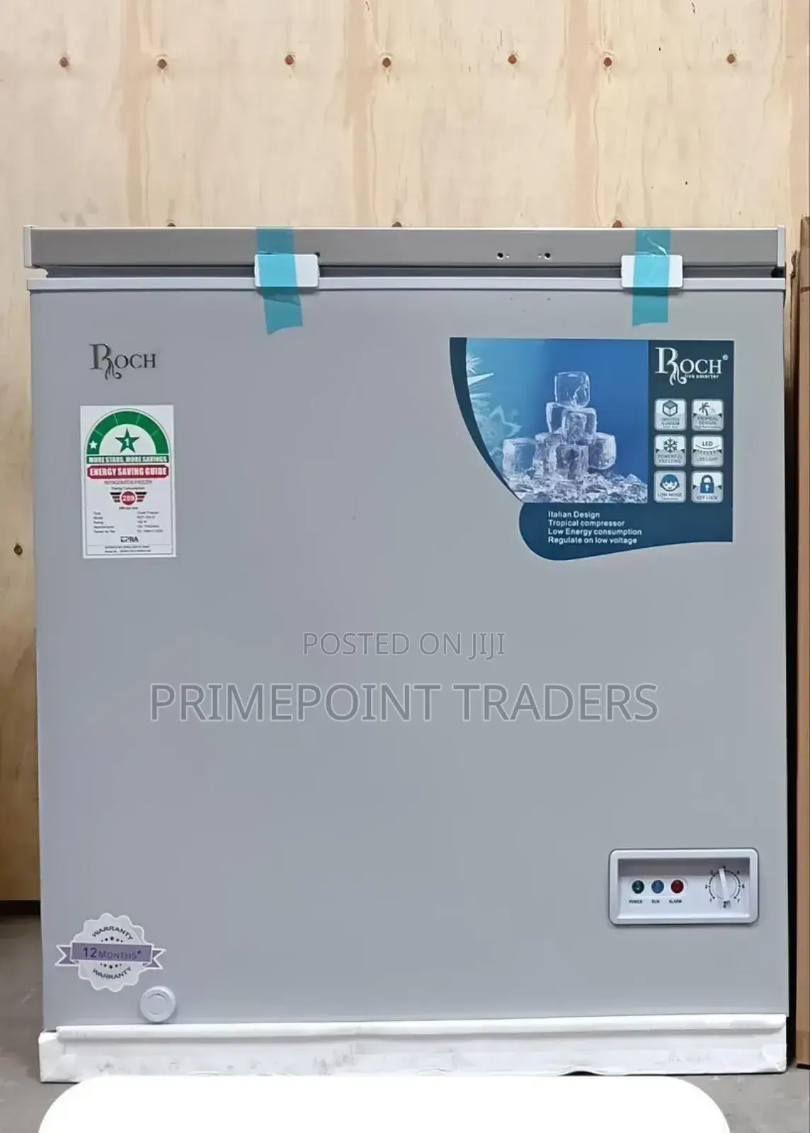 140 Litres Roch Chest Freezer With Cool Pack° 