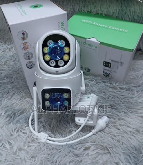 Solar Camera Wifi Dual Lens PTZ 4mp-Camera CCTV