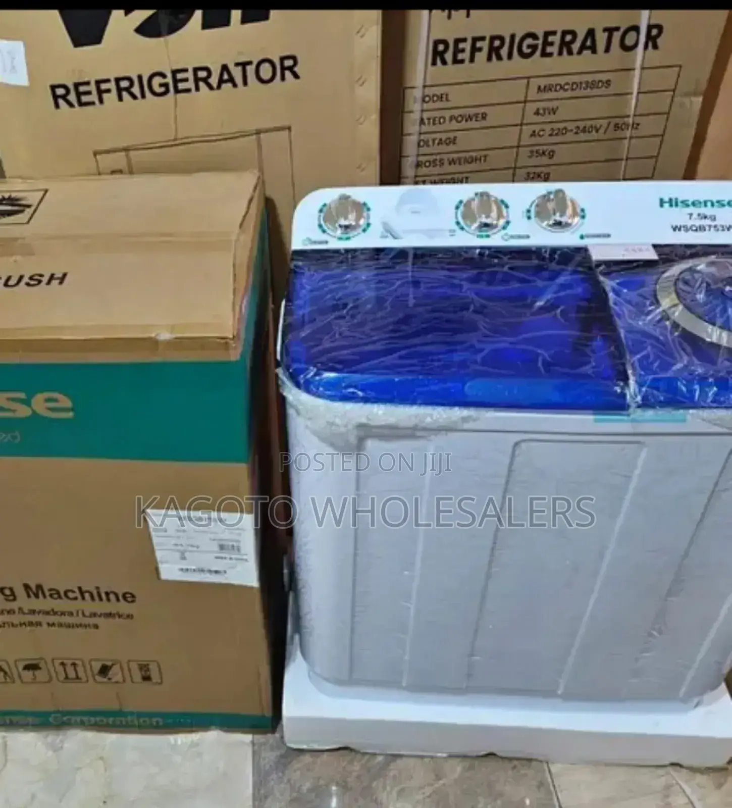 Hisense 7kg Twin Tub Semi Automatic Washing Machine H*A7k/Wm
