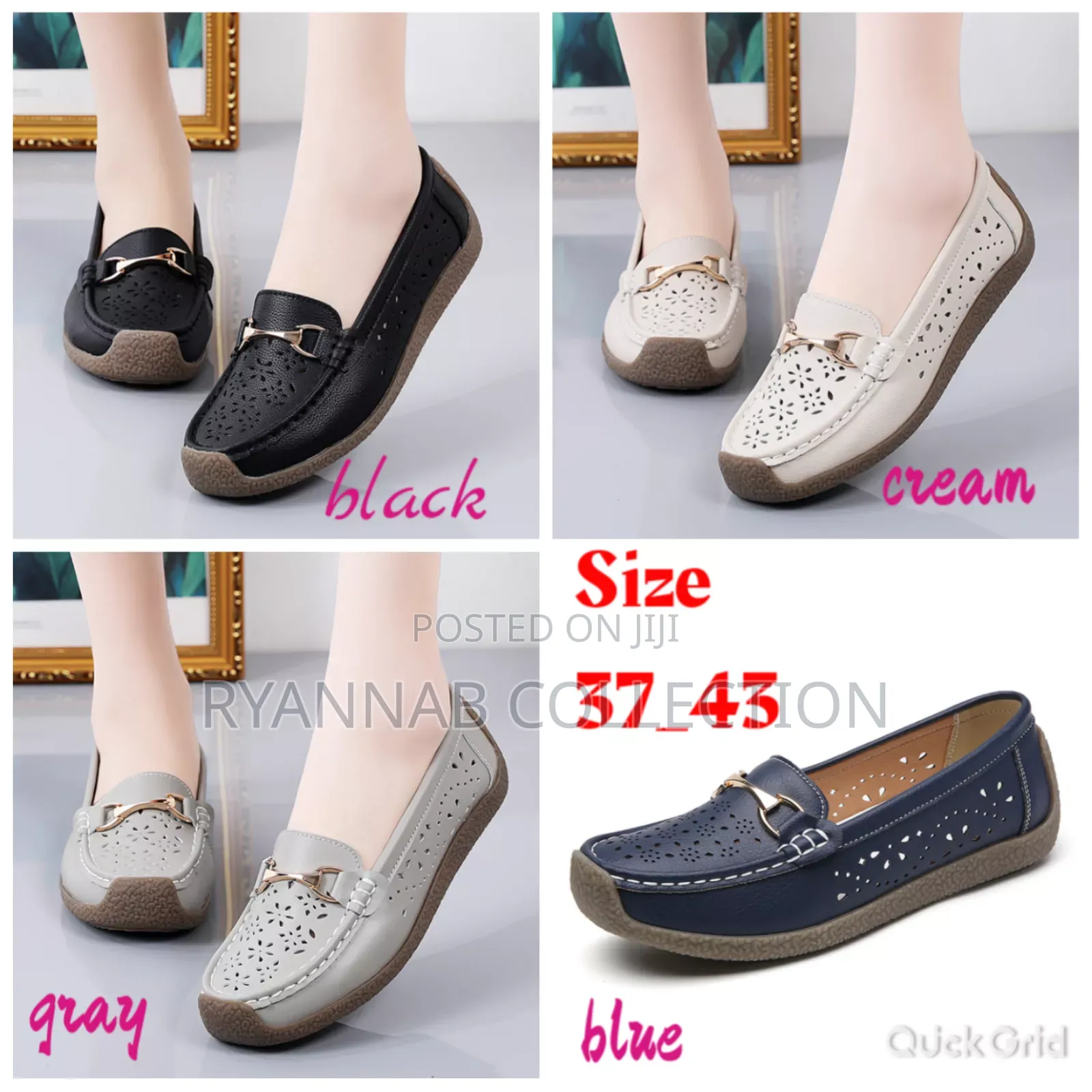 Orthopedics Leather Ladies Loafers