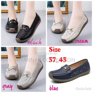 Orthopedics Leather Ladies Loafers