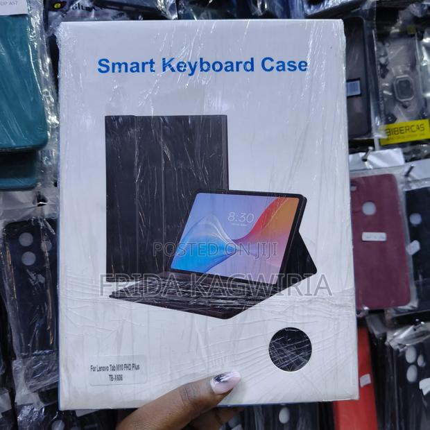 Smart Keyboard Flip Case For Lenovo M10 Fhd Plus (X606) - thumbnail 2