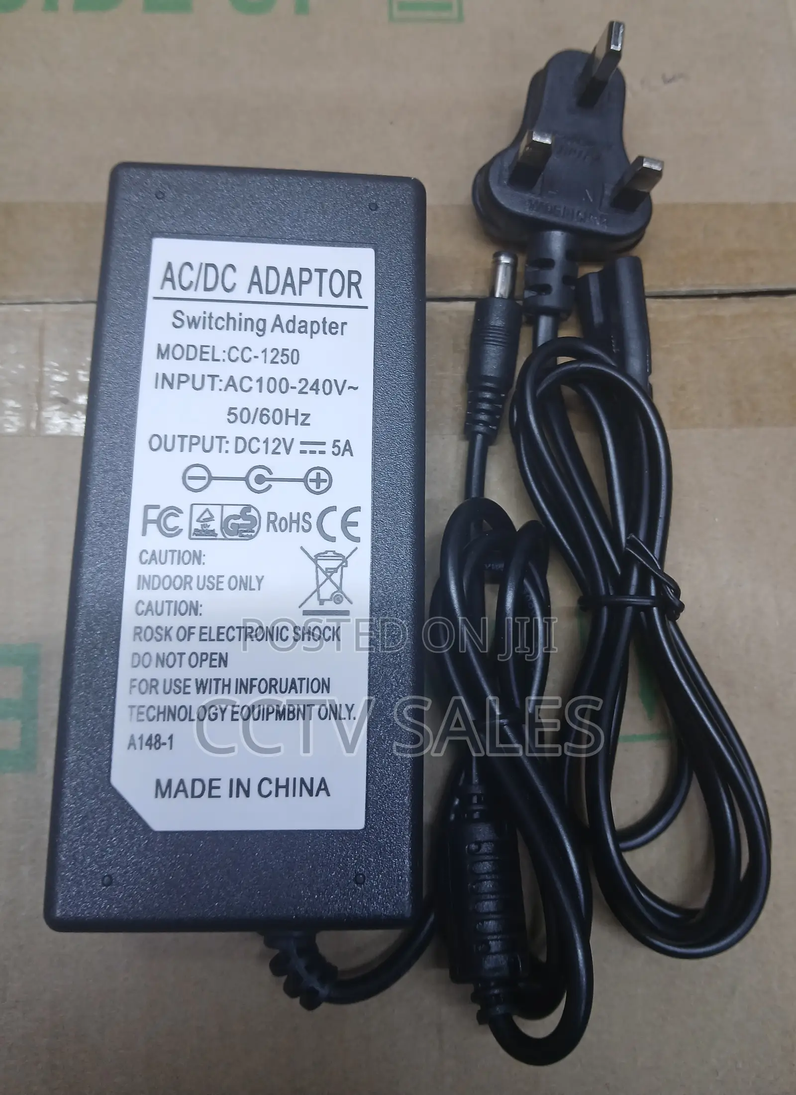 Ac/Dc 12v 5a Adaptor