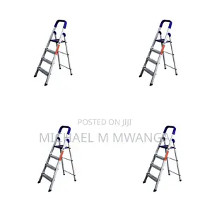 Anti-Slip 4-Step Aluminum Ladder