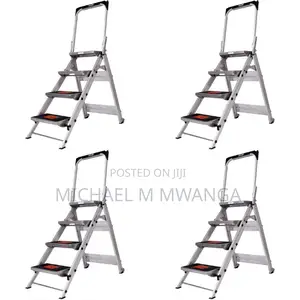 Compact 4-Step Aluminum Ladder