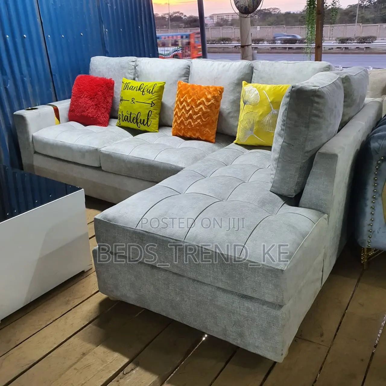 Modern Unique Comfy 6 Seater L Seat