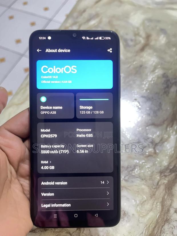 Oppo A38 128 GB Black - thumbnail 3