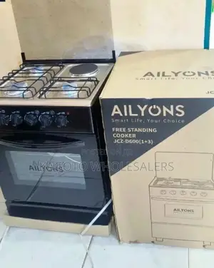 Ailyons 60 by 60 3+1e Standing Gas Cooker A60*60fg